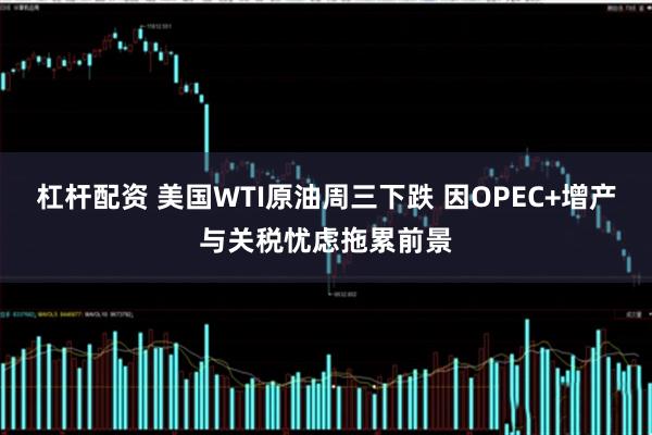 杠杆配资 美国WTI原油周三下跌 因OPEC+增产与关税忧虑拖累前景