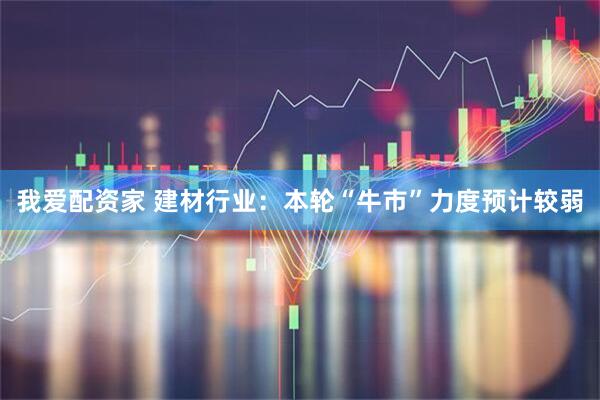 我爱配资家 建材行业：本轮“牛市”力度预计较弱