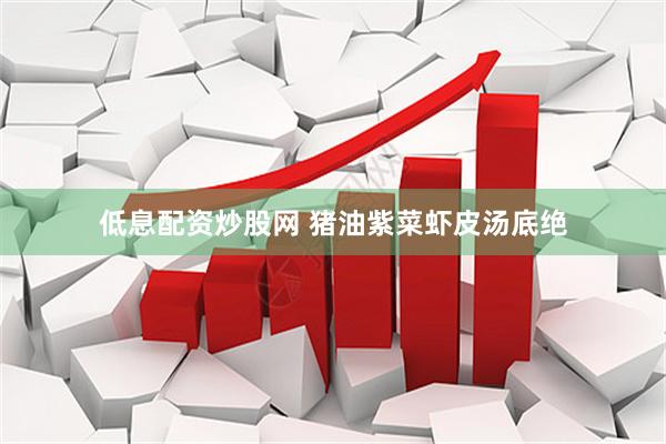低息配资炒股网 猪油紫菜虾皮汤底绝